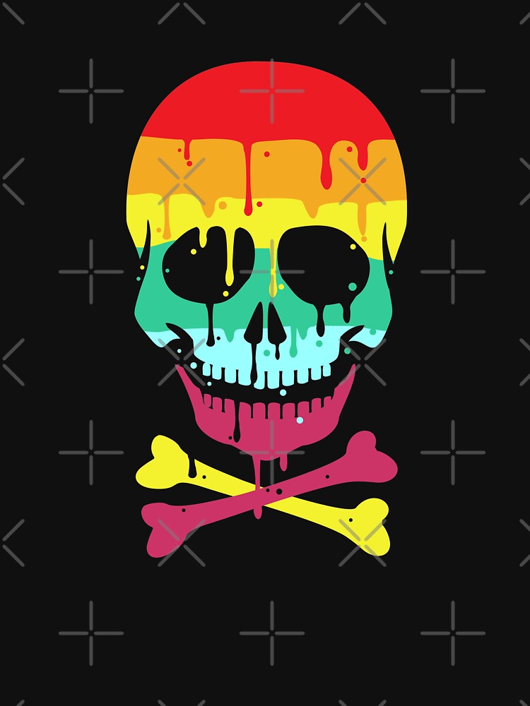 Skull Color by VibrantGifts T-Shirts, Hoodie, Sweatshirt | BlankRebels.com (Image 3)