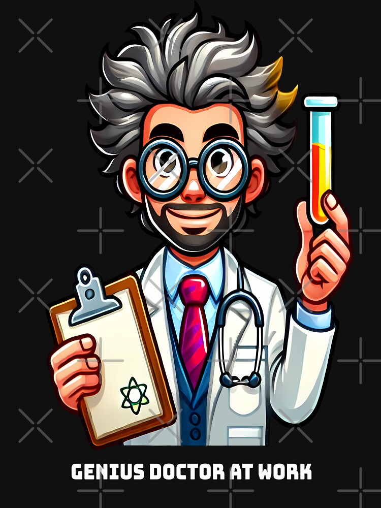 GENIUS DOCTOR by NKCREATOR-01 T-Shirts, Hoodie, Sweatshirt | BlankRebels.com (Image 3)