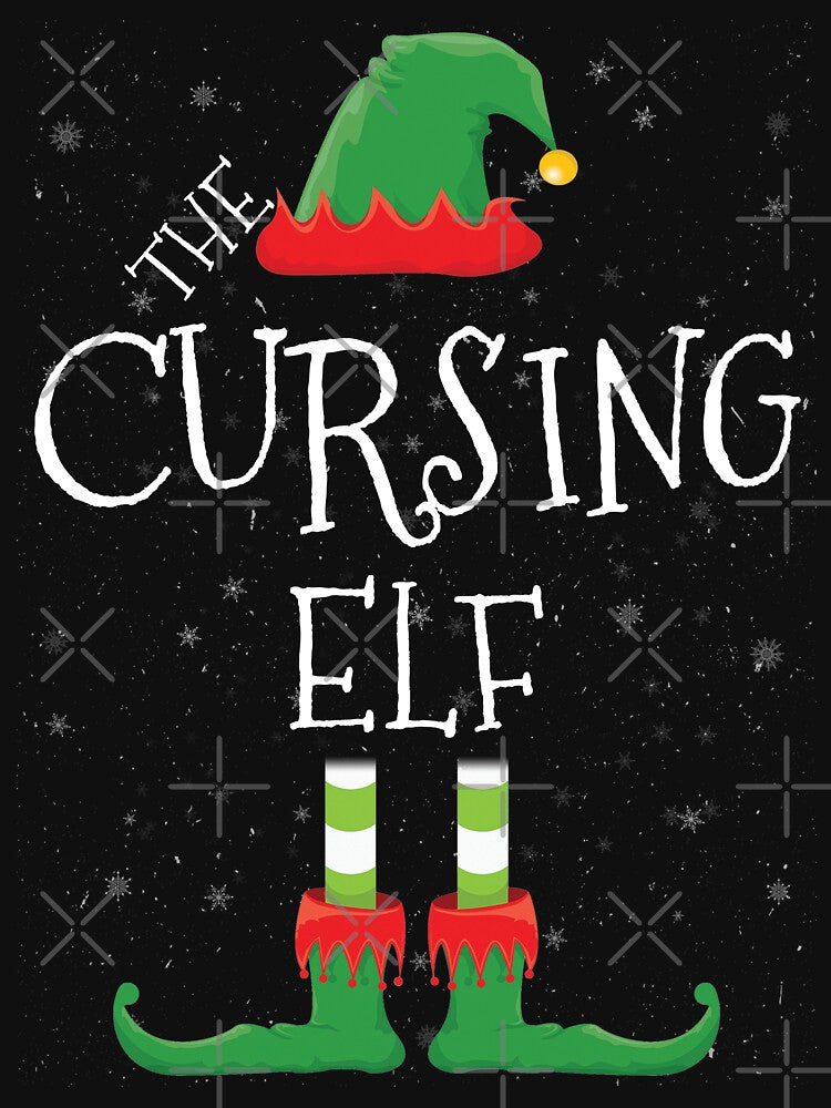 Cursing Elf Family Matching Christmas Group Funny Gift by DavisHasari T-Shirts, Hoodie, Sweatshirt (Image 3)