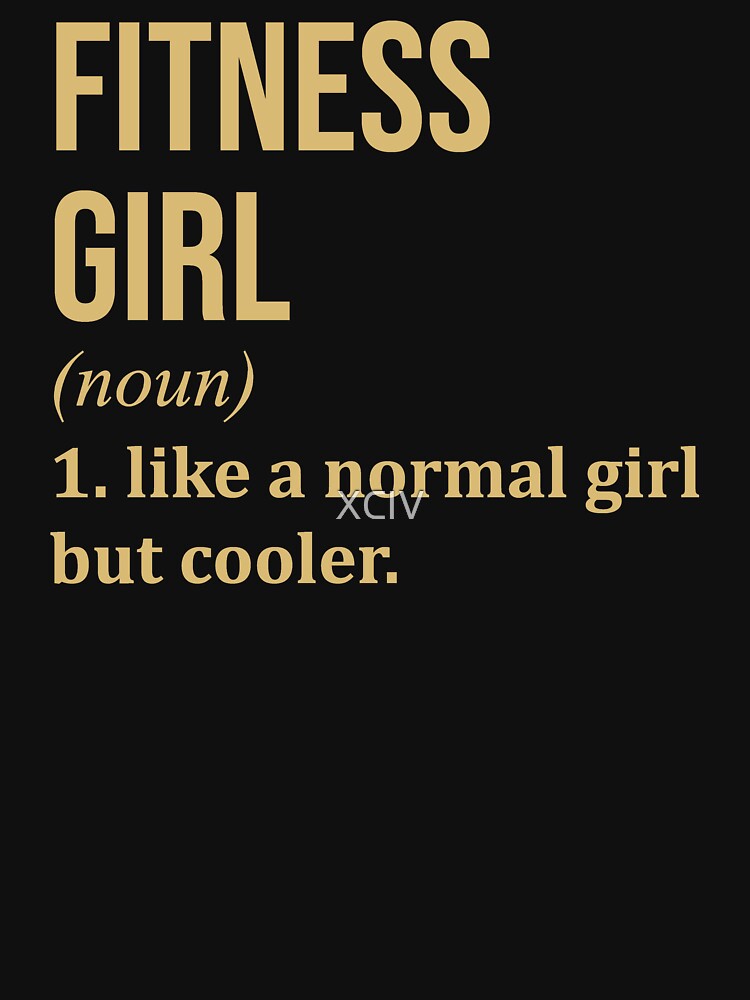 Fitness Girl Definition Gold T-Shirts, Hoodie, Sweatshirt