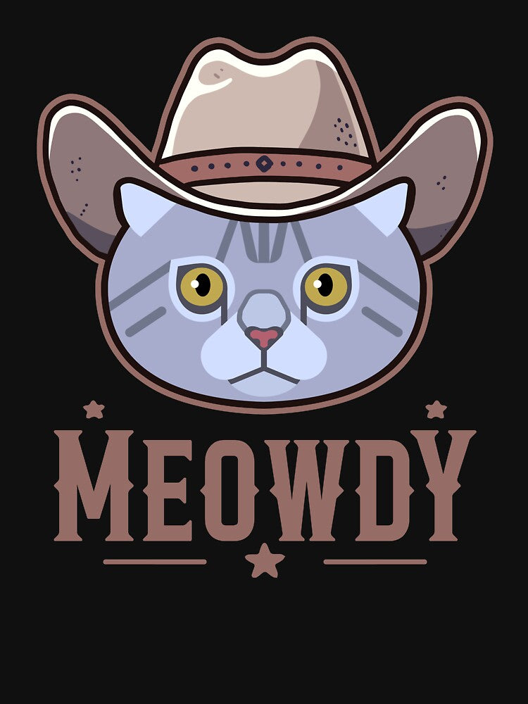 American Shorthair Cat Meowdy by Clara Hollins T-Shirts, Hoodie, Sweatshirt | BlankRebels.com (Image 3)