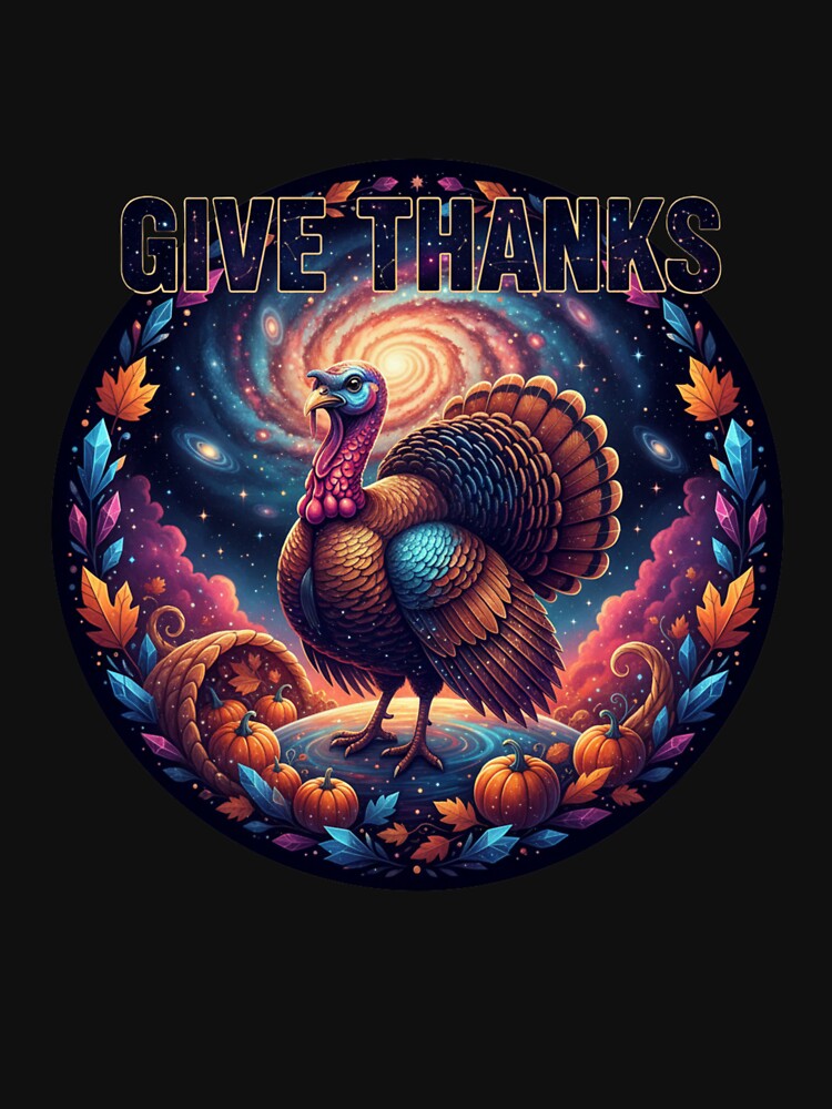 Gravity-Defying Feast: Turkey Thanksgiving Dinner by RainUlan53 T-Shirts, Hoodie, Sweatshirt | BlankRebels.com (Image 3)