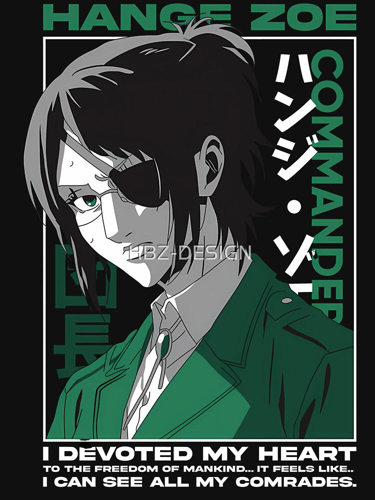 Hange Zoe Commander I Devoted My Heart by HBZ-DESIGN