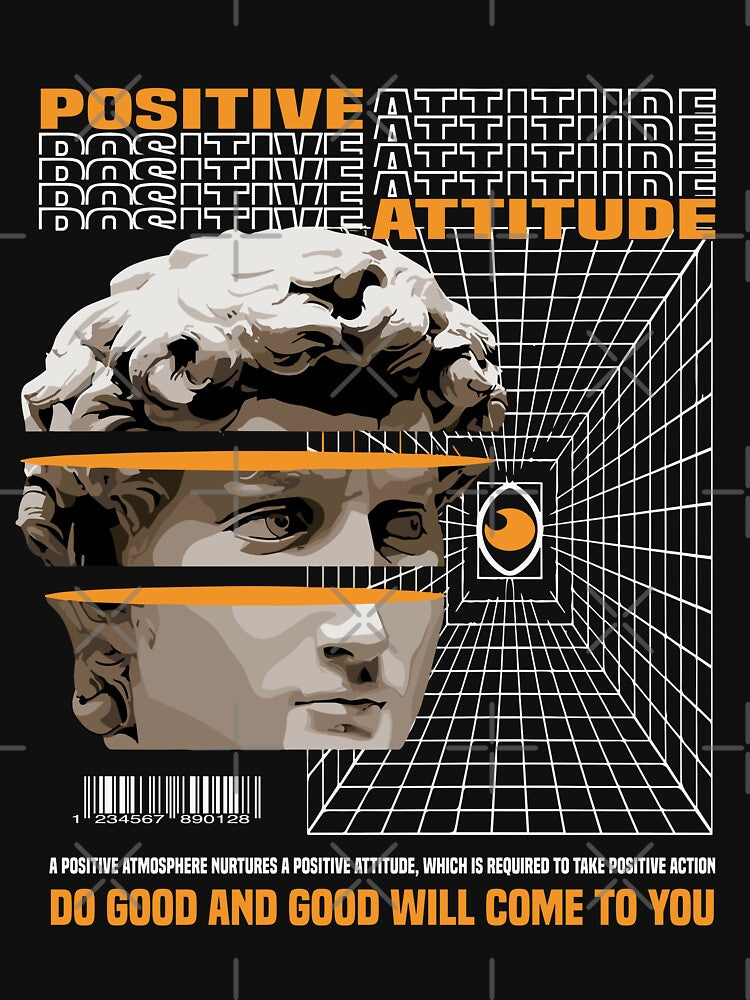 Positive Attitude Streetwear by NF Designs Studio DTF