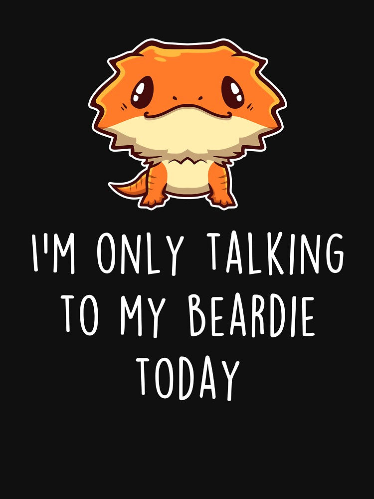 Bearded Dragon Talking To by Clara Hollins T-Shirts, Hoodie, Sweatshirt | BlankRebels.com (Image 3)