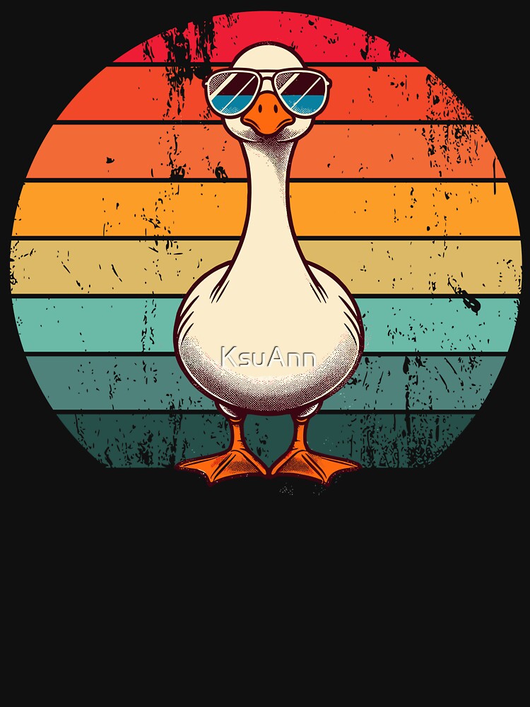 Silly Goose in Sunglasses Pun Meme Pool Funny Goose by KsuAnn