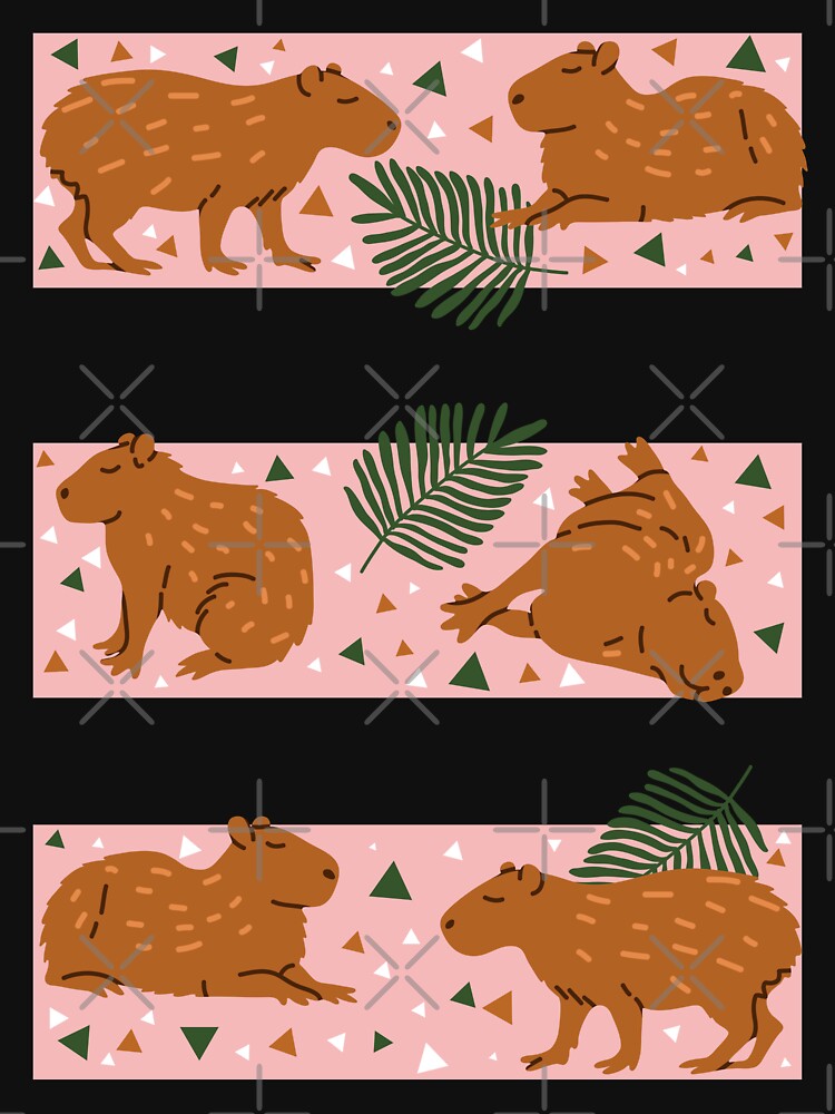 Capybaras by Wlaurence T-Shirts, Hoodie, Sweatshirt | BlankRebels.com (Image 3)