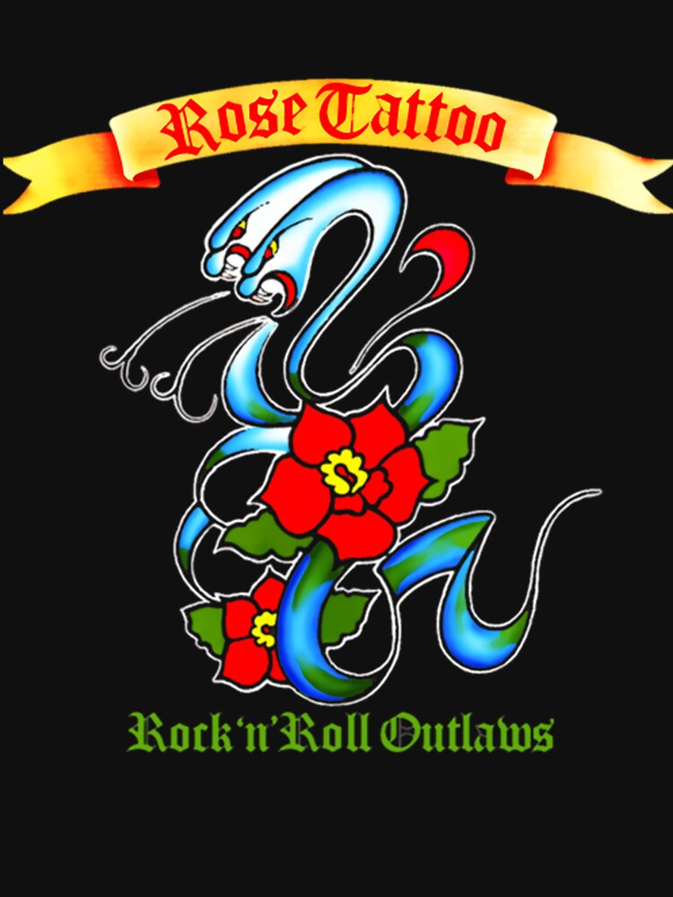 Rose Tattoos Rock And Roll Outlaws by Alan Alexander T-Shirts, Hoodie, Sweatshirt | BlankRebels.com (Image 3)