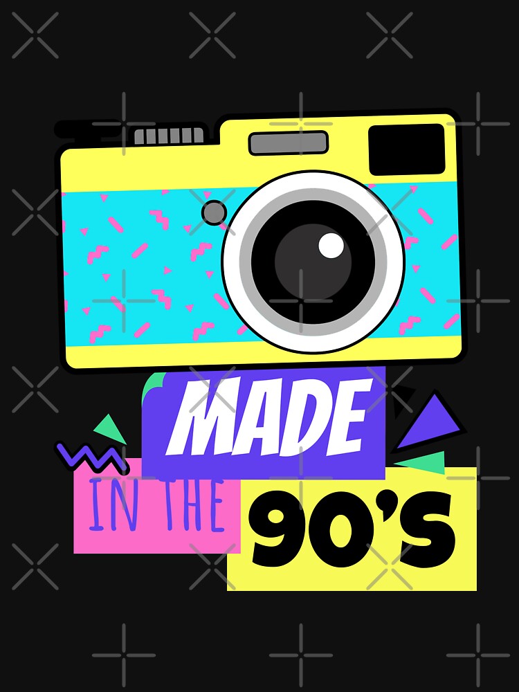 Made In the 90's -  Old School Camera Design - by onjcdesign T-Shirts, Hoodie, Sweatshirt | BlankRebels.com (Image 3)