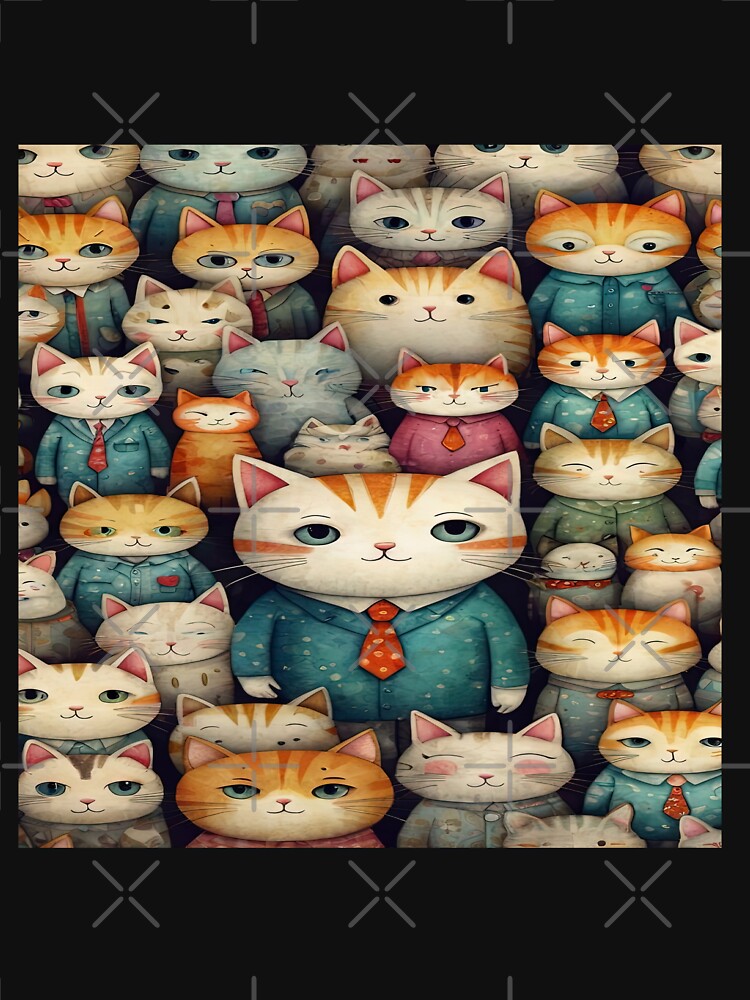 Cute Funny Cat Pattern Ginger Cats Kittens Cat Art Funny Cat Cat Lover Cute Cat Cat Pattern T-Shirts, Hoodie, Sweatshirt