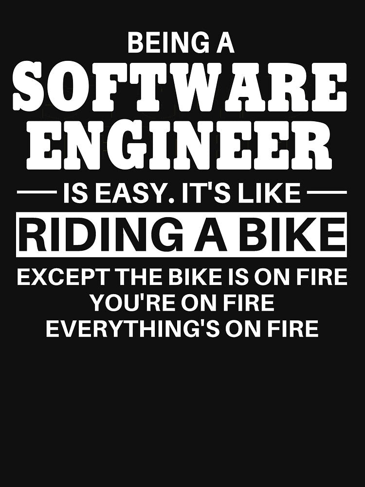 Software Engineer Riding A Bike by clickmostro T-Shirts, Hoodie, Sweatshirt | BlankRebels.com (Image 3)