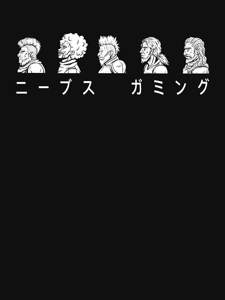 Neebs Gaming heads - Katakana by DemminLiesel T-Shirts, Hoodie, Sweatshirt | BlankRebels.com (Image 3)