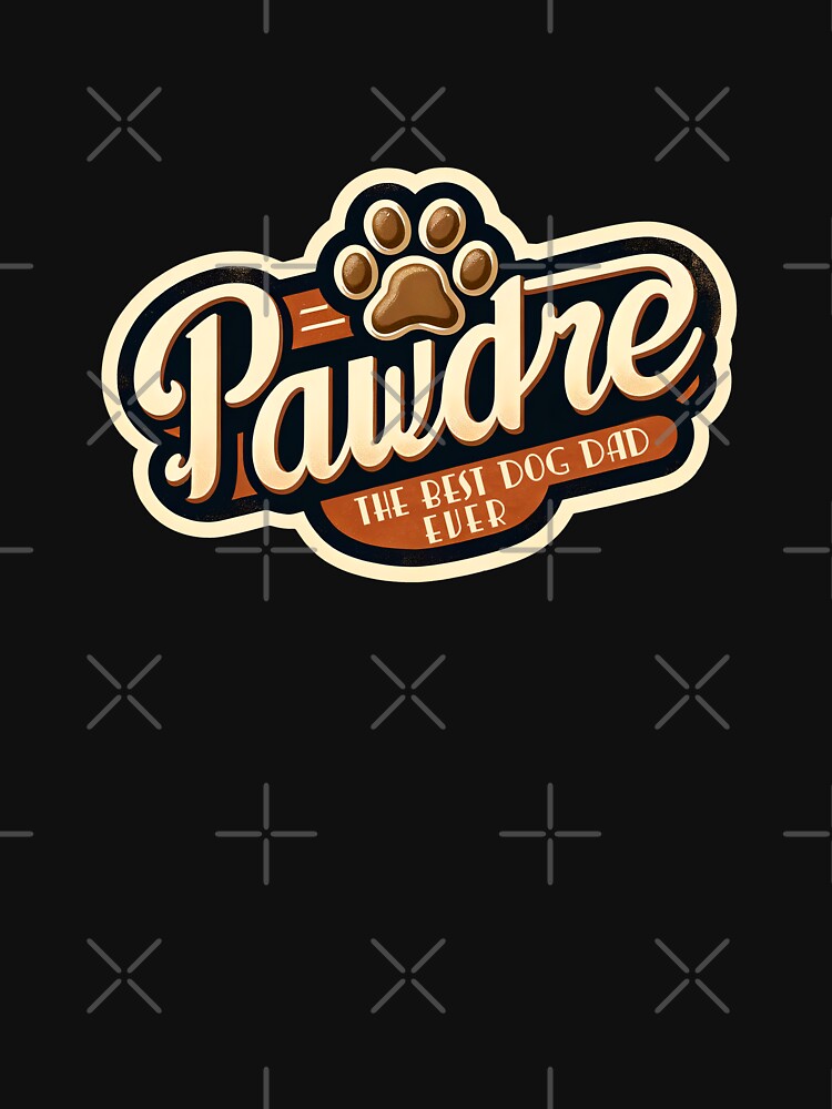 Pawdre Dog Father | Pawdre Vintage | Pawdre Retro by 4TeeToo T-Shirts, Hoodie, Sweatshirt | BlankRebels.com (Image 3)