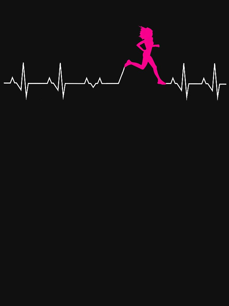 Runners Heartbeat Running Heartbeat Funny T-Shirt for Women by RobertKnow Hoodie, Sweatshirt | BlankRebels.com (Image 3)