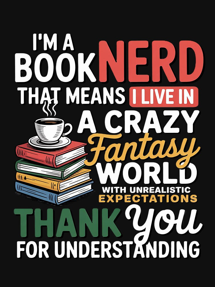 I'm a Book Nerd - Book Lover - Literature by margaridroso T-Shirts, Hoodie, Sweatshirt | BlankRebels.com (Image 3)