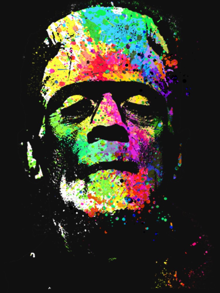 Technicolor Frankenstein T-Shirt by ebonyvve8mattie Hoodie, Sweatshirt | BlankRebels.com (Image 3)