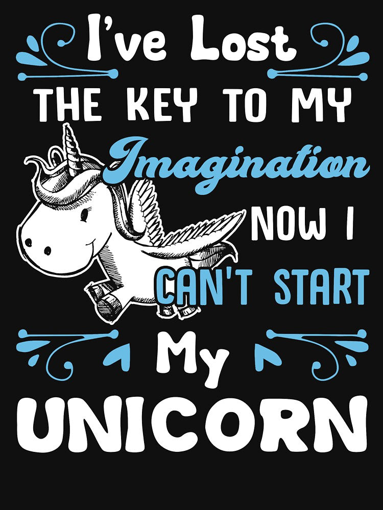 Unicorn - I Can't Start My Unicorn by UnknownArtistt T-Shirts, Hoodie, Sweatshirt | BlankRebels.com (Image 3)