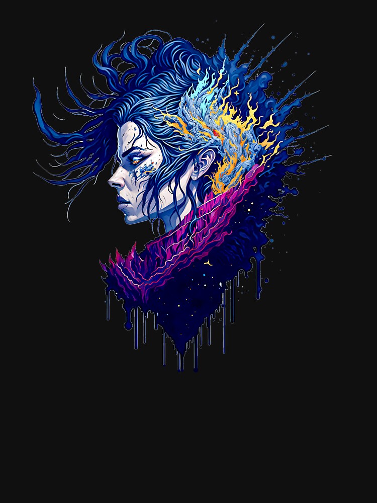 Bleeding portrait by BERKKIZILAY T-Shirts, Hoodie, Sweatshirt | BlankRebels.com (Image 3)