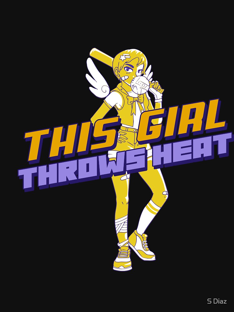 This Girl Throws Heat by S Diaz T-Shirts, Hoodie, Sweatshirt | BlankRebels.com (Image 3)