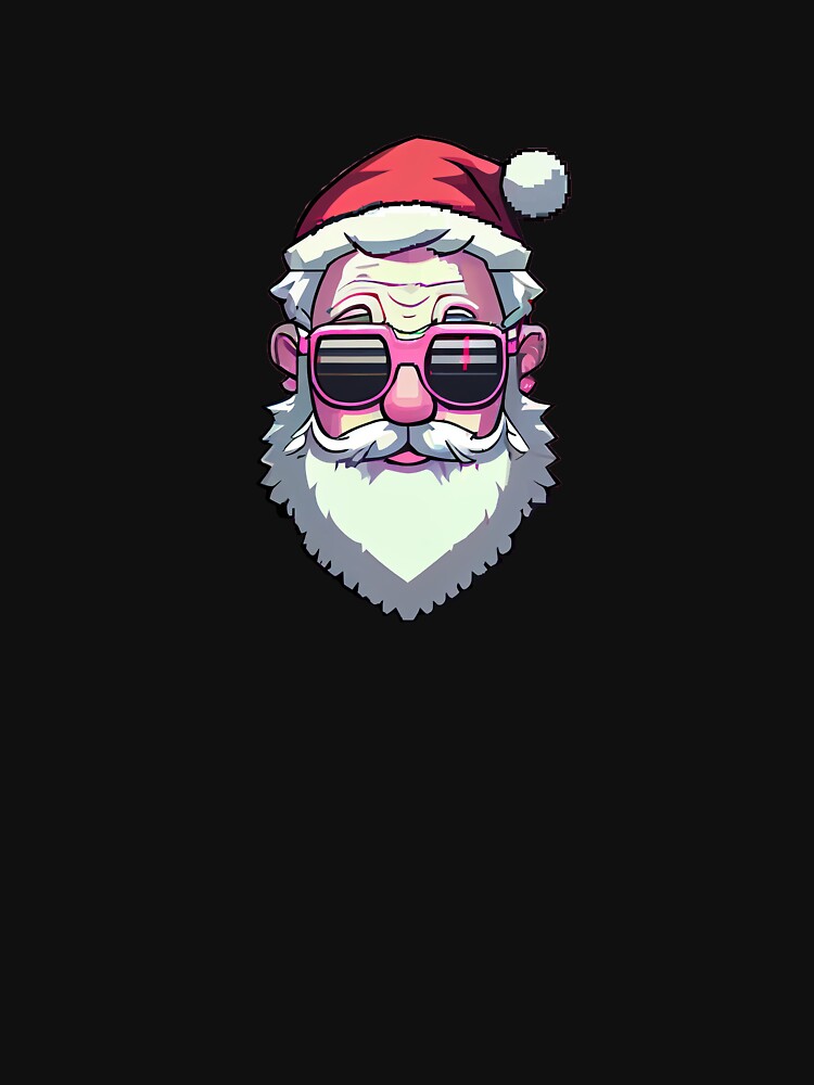 Cool Santa with sunglasses. 2 by Pixelarium