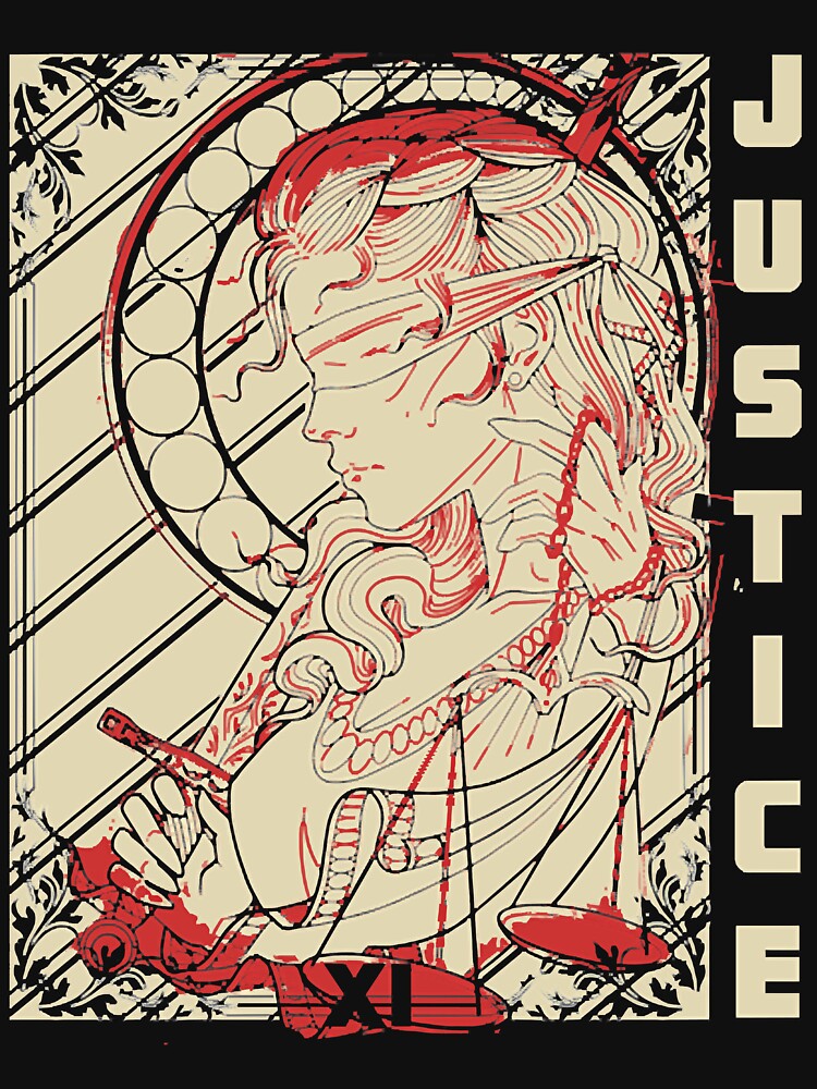 Tarot card Justice by Messan19 T-Shirts, Hoodie, Sweatshirt | BlankRebels.com (Image 3)