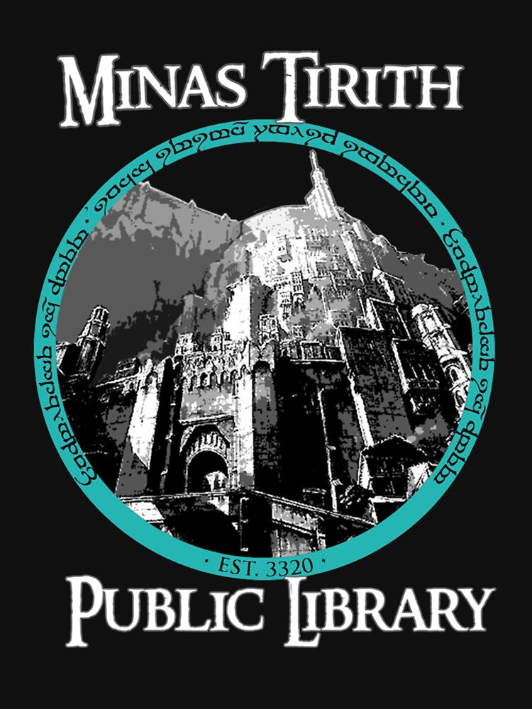 MINAS TIRITH PUBLIC LIBRARY by CulturalGarage T-Shirts, Hoodie, Sweatshirt | BlankRebels.com (Image 3)