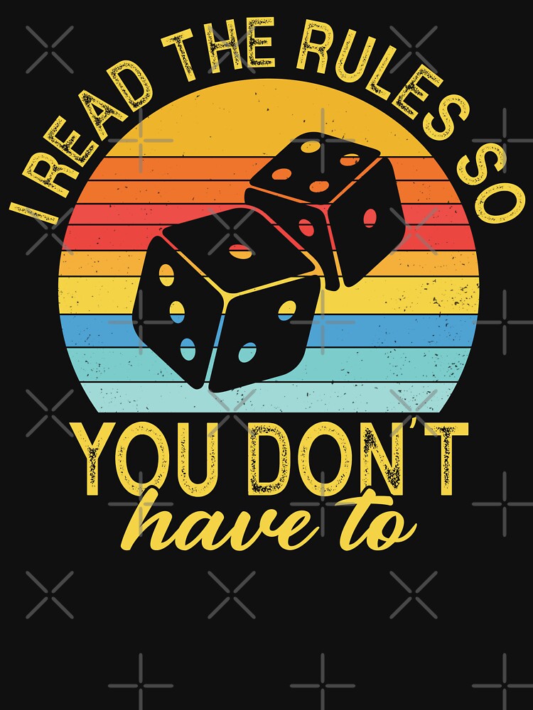 Game Night Adults Funny Board Games I Read The Rules by jingdomdesgine T-Shirts, Hoodie, Sweatshirt (Image 3)