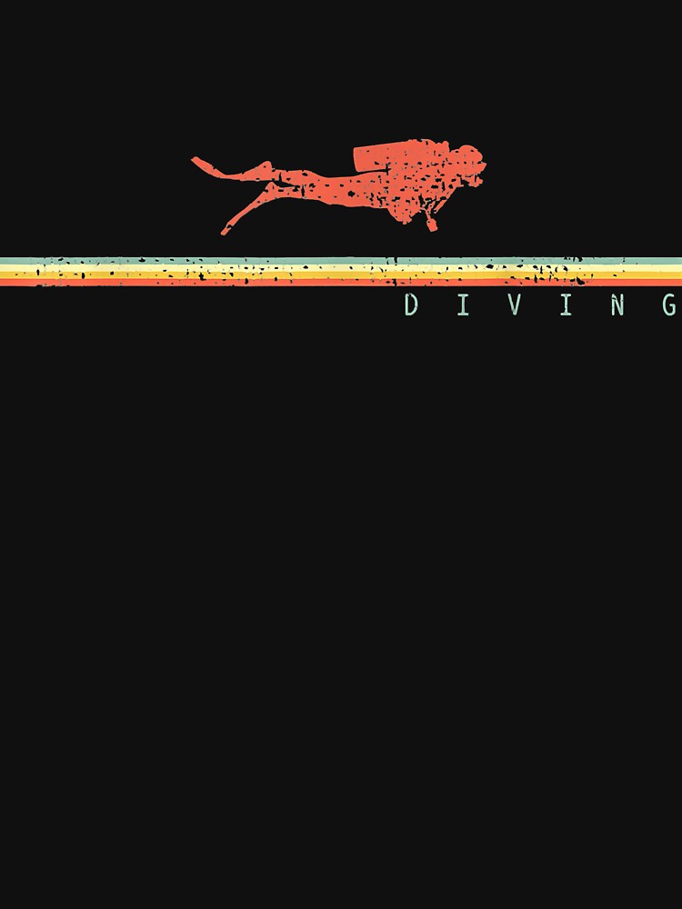 Dive Scubadiver Gift Swim Diving Vintage by Liefke12441 T-Shirts, Hoodie, Sweatshirt | BlankRebels.com (Image 3)