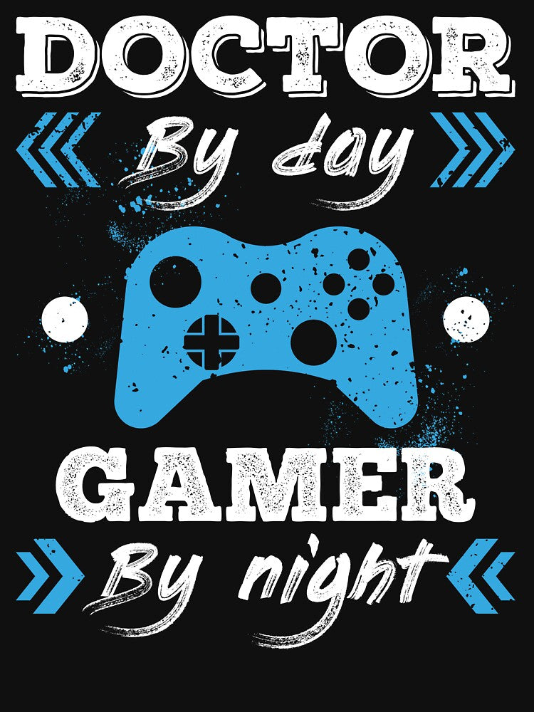 Doctor By Day Gamer By Night for Best Doctor by SVPOD T-Shirts, Hoodie, Sweatshirt | BlankRebels.com (Image 3)