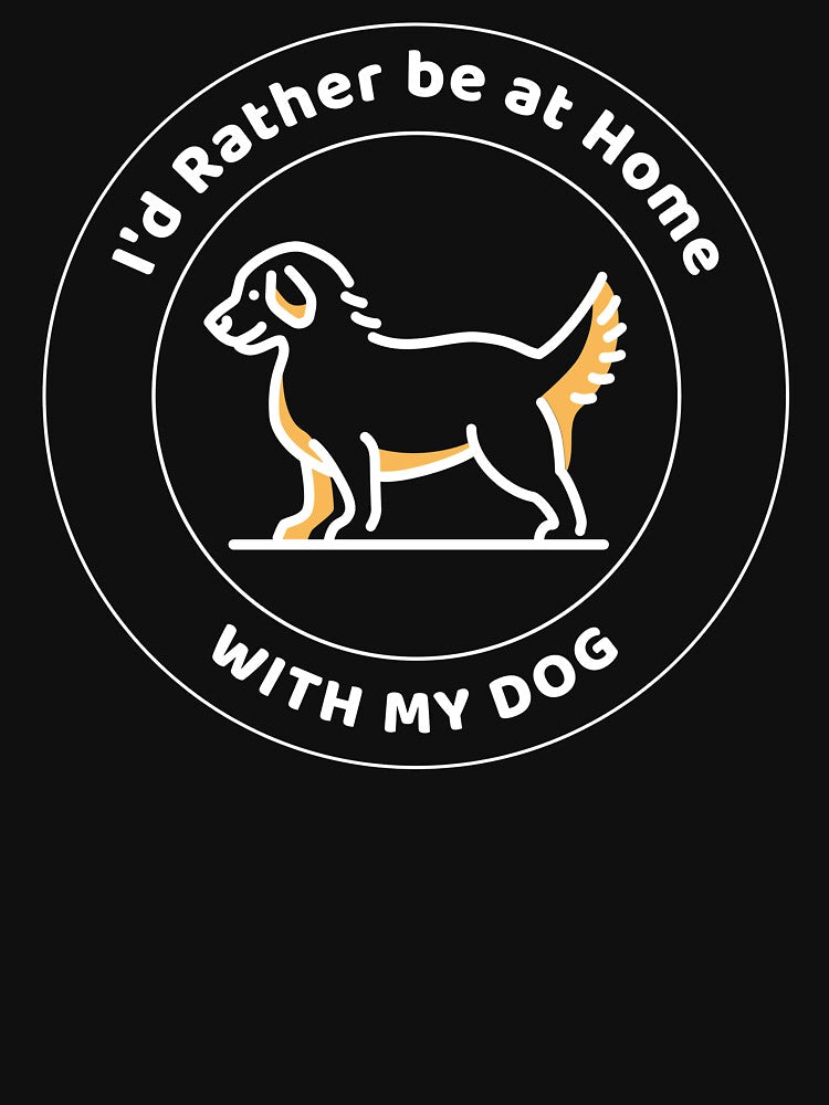 I'd Rather be at Home with my Dog by JMBoy T-Shirts, Hoodie, Sweatshirt | BlankRebels.com (Image 3)