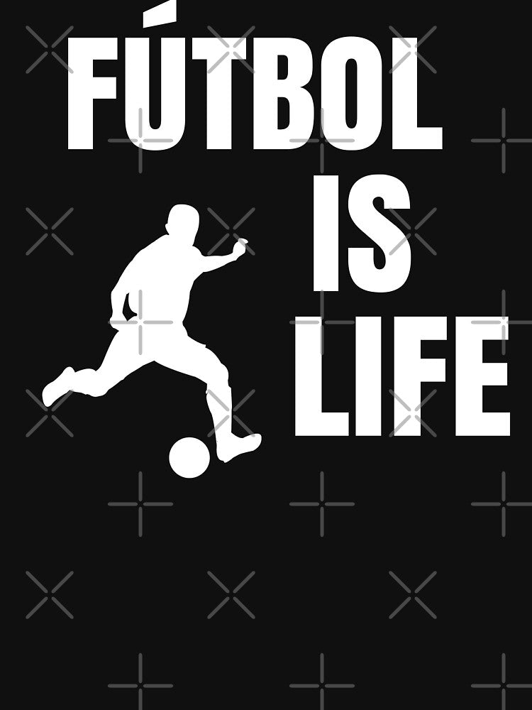 Futbol Is Life Soccer Lover Football Fan by Club7Studios T-Shirts, Hoodie, Sweatshirt | BlankRebels.com (Image 3)
