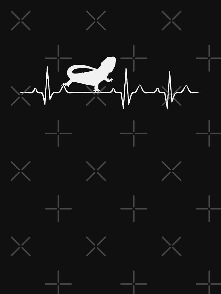 Bearded Dragon Heartbeat by ZEDSOU ⭐⭐⭐⭐⭐ T-Shirts, Hoodie, Sweatshirt | BlankRebels.com (Image 3)