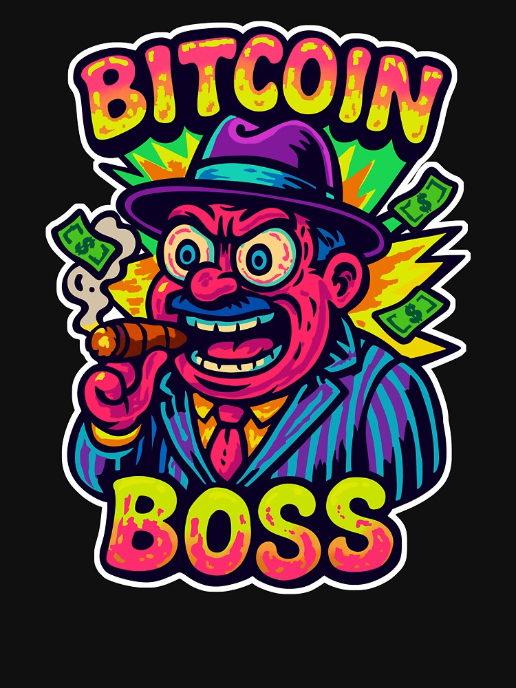 Bitcoin Boss Crypto Confidence : Trader Titan Crypto Meme by ImaginarStore T-Shirts, Hoodie, Sweatshirt (Image 3)