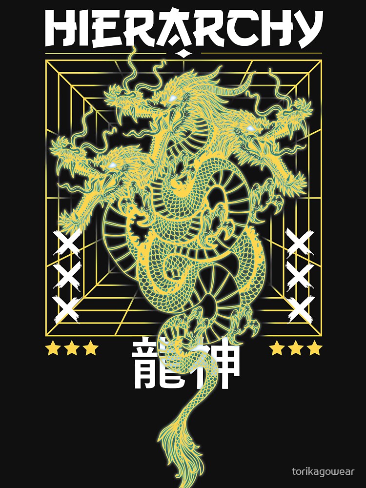 Dragons Hierarchy Streetwear Aesthetic by torikagowear