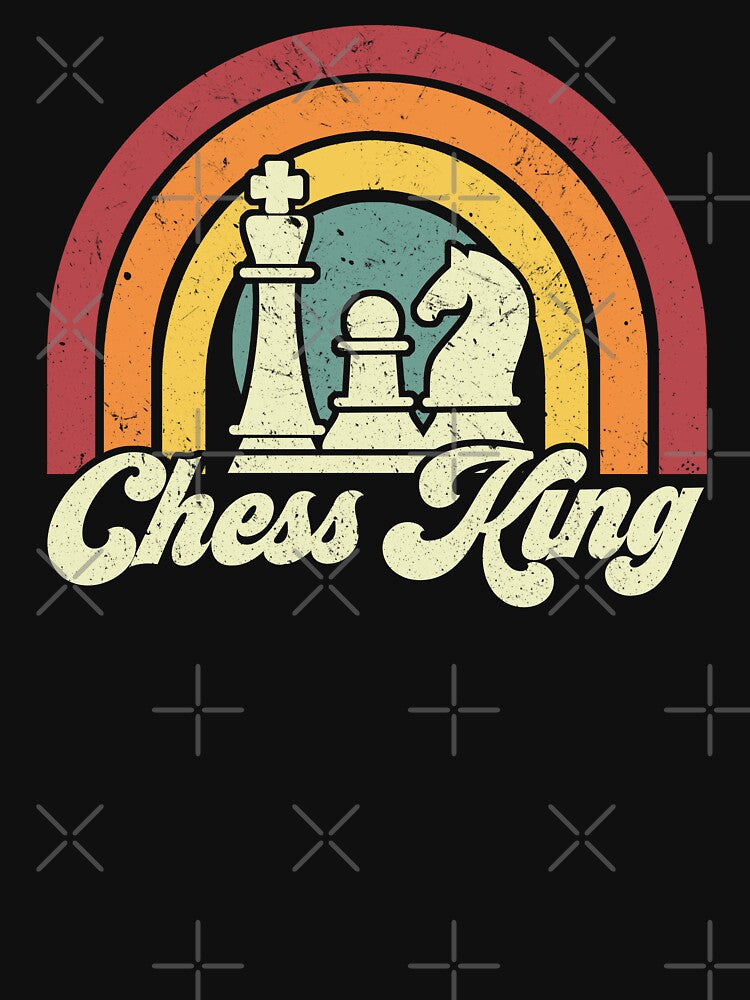 Retro Chess King Chess Player Chess Pieces by lanynx design T-Shirts, Hoodie, Sweatshirt | BlankRebels.com (Image 3)