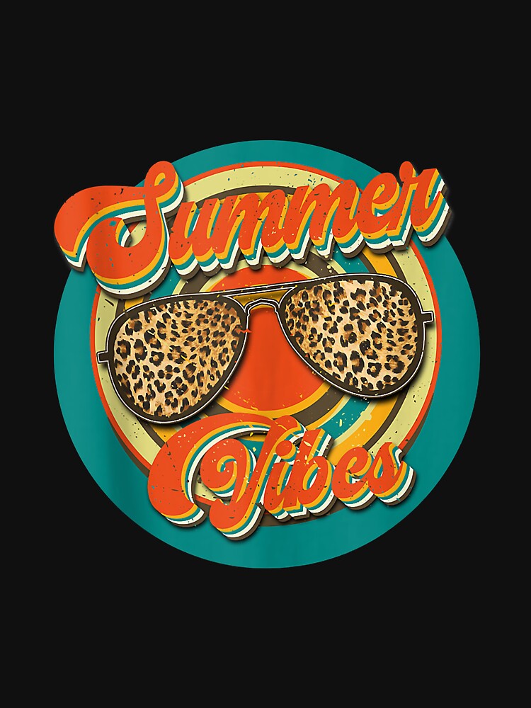 Retro Summer Vibes Sunglasses Boho Animal Print Hippie Y2K Tank Top by PootinTuon
