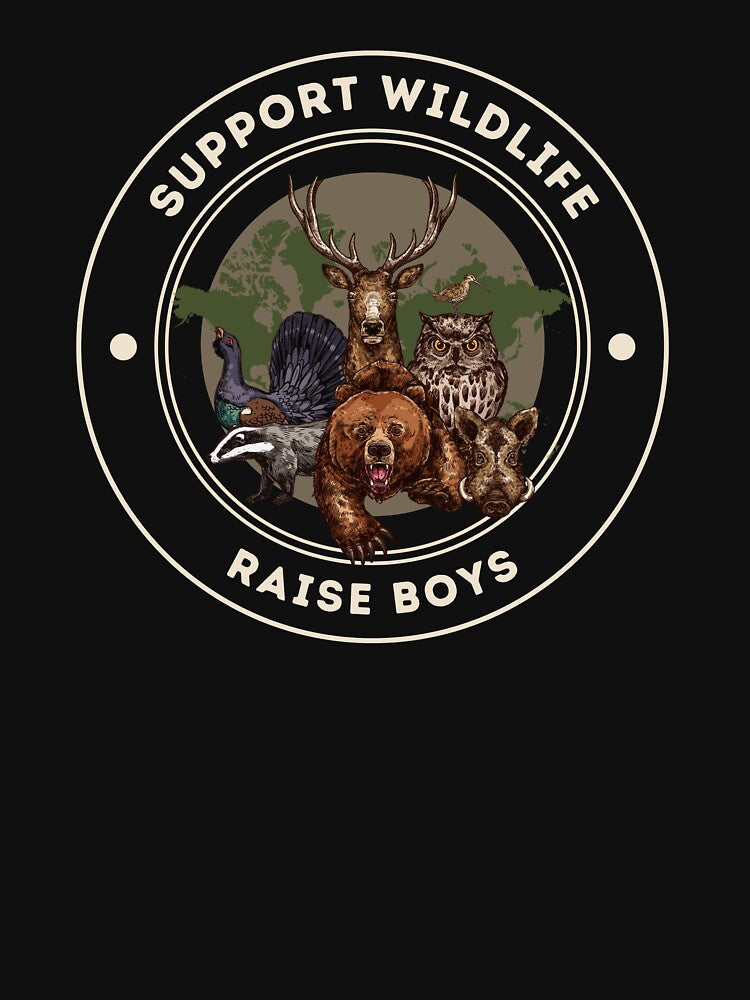 World Wildlife Day Support Wildlife Raise Boys Love Nature and Animals by BeeClassyDesign T-Shirts, Hoodie,... (Image 3)