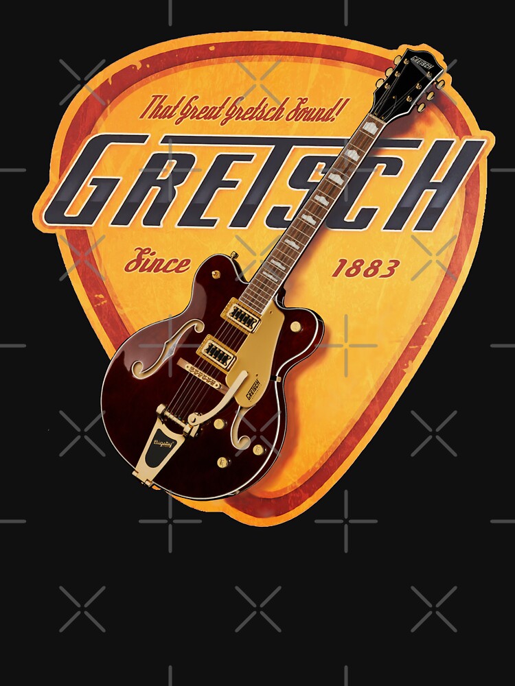 Vintage Gretsch Legendary Guitar pick - plectrum Country Gentleman 5422 by Kludoman T-Shirts, Hoodie, Sweatshirt (Image 3)
