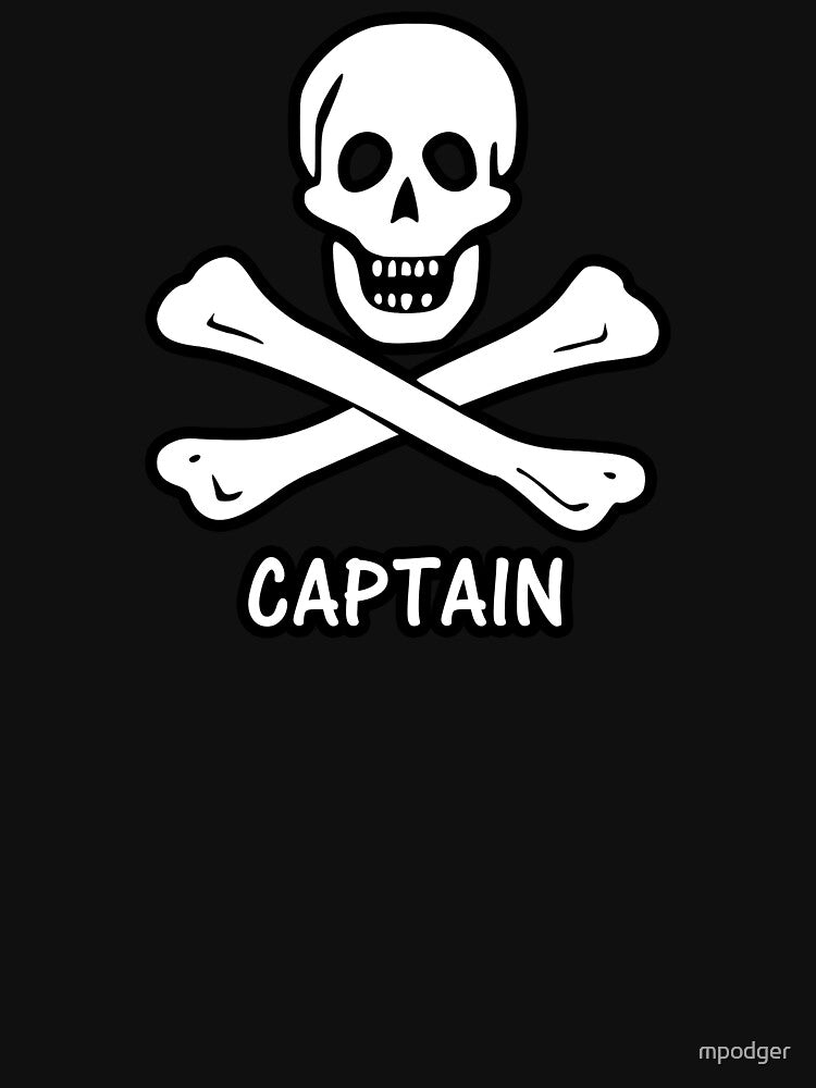 Pirate 15 CAPTAIN by mpodger T-Shirts, Hoodie, Sweatshirt | BlankRebels.com (Image 3)