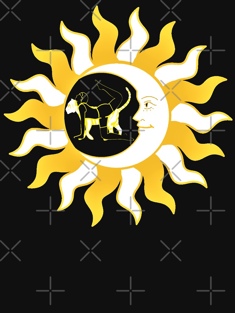 Tiger Yoga Pose With Sun And Moon by TeesFashion T-Shirts, Hoodie, Sweatshirt | BlankRebels.com (Image 3)