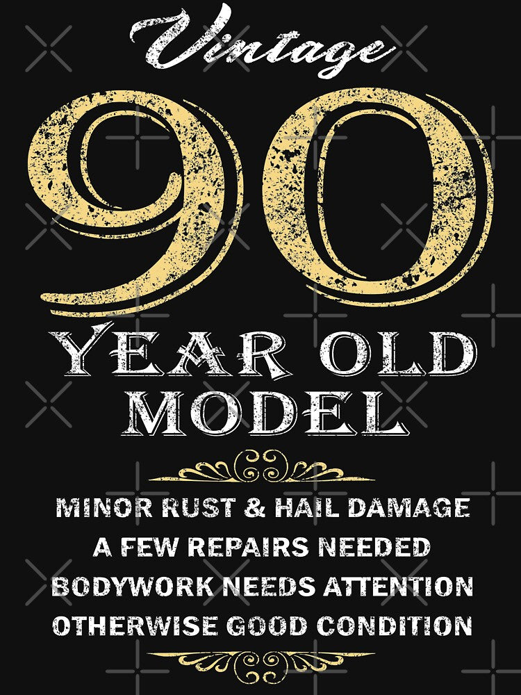 90th Birthday - Funny gift idea by HobzyMerch T-Shirts, Hoodie, Sweatshirt | BlankRebels.com (Image 3)