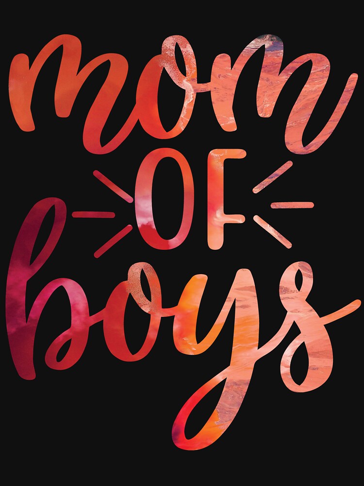 mom of boys, mother's day by lapolonaise T-Shirts, Hoodie, Sweatshirt | BlankRebels.com (Image 3)
