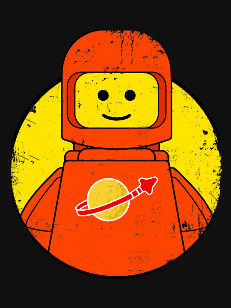 Lego Orange Classic Space T-Shirt by EraFunk