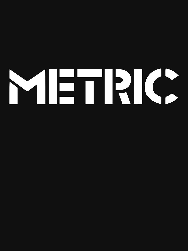 Metric (Band) HD Logo by KPopverse2 T-Shirts, Hoodie, Sweatshirt | BlankRebels.com (Image 3)
