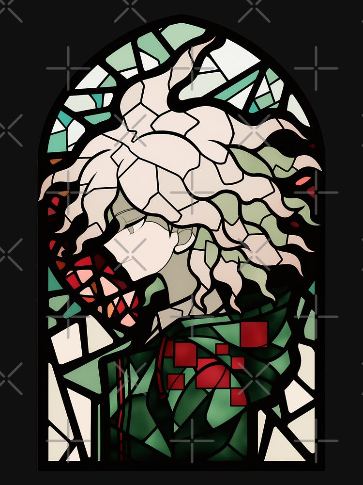 Stained Glass Nagito by SchellStation T-Shirts, Hoodie, Sweatshirt | BlankRebels.com (Image 3)