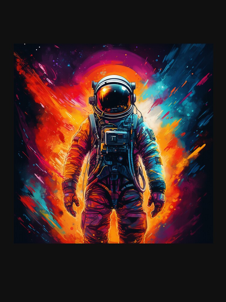 Astronaut in Space by densok T-Shirts, Hoodie, Sweatshirt | BlankRebels.com (Image 3)