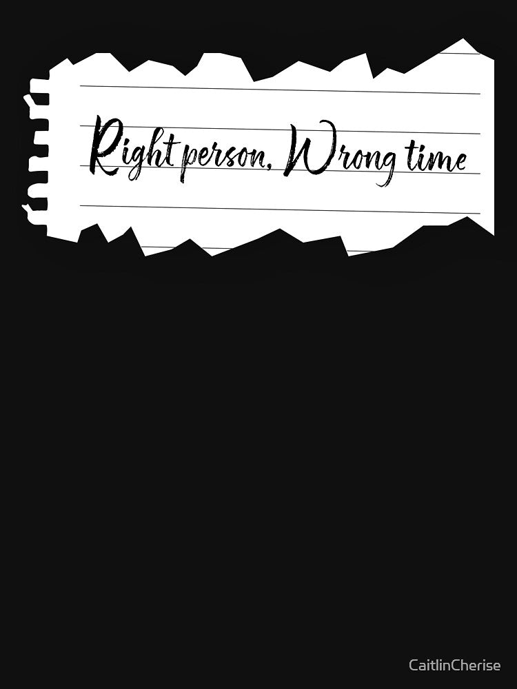 Romance Trope - Right Person Wrong Time by CaitlinCherise T-Shirts, Hoodie, Sweatshirt | BlankRebels.com (Image 3)