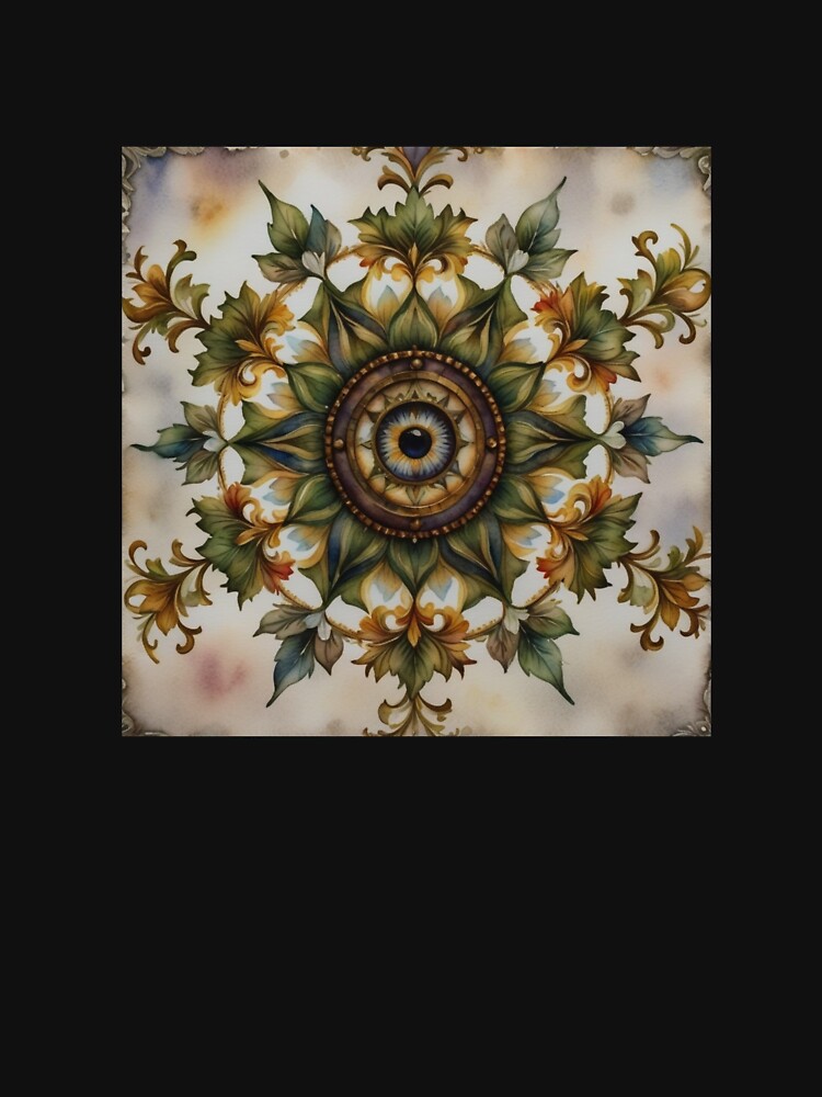 Accidental Eye Mandala – Botanical Symmetry by Colorshow-relax T-Shirts, Hoodie, Sweatshirt | BlankRebels.com (Image 3)