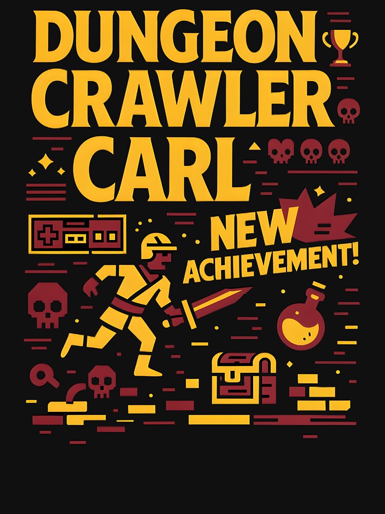 New Achievement Dungeon Crawler Carl by olsonyvykteresa T-Shirts, Hoodie, Sweatshirt | BlankRebels.com (Image 3)