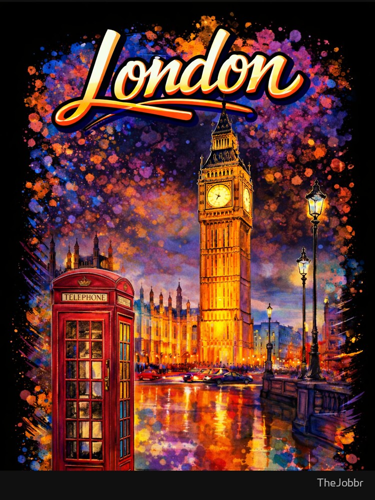 London City – Big Ben Abstract Art by TheJobbr T-Shirts, Hoodie, Sweatshirt | BlankRebels.com (Image 3)